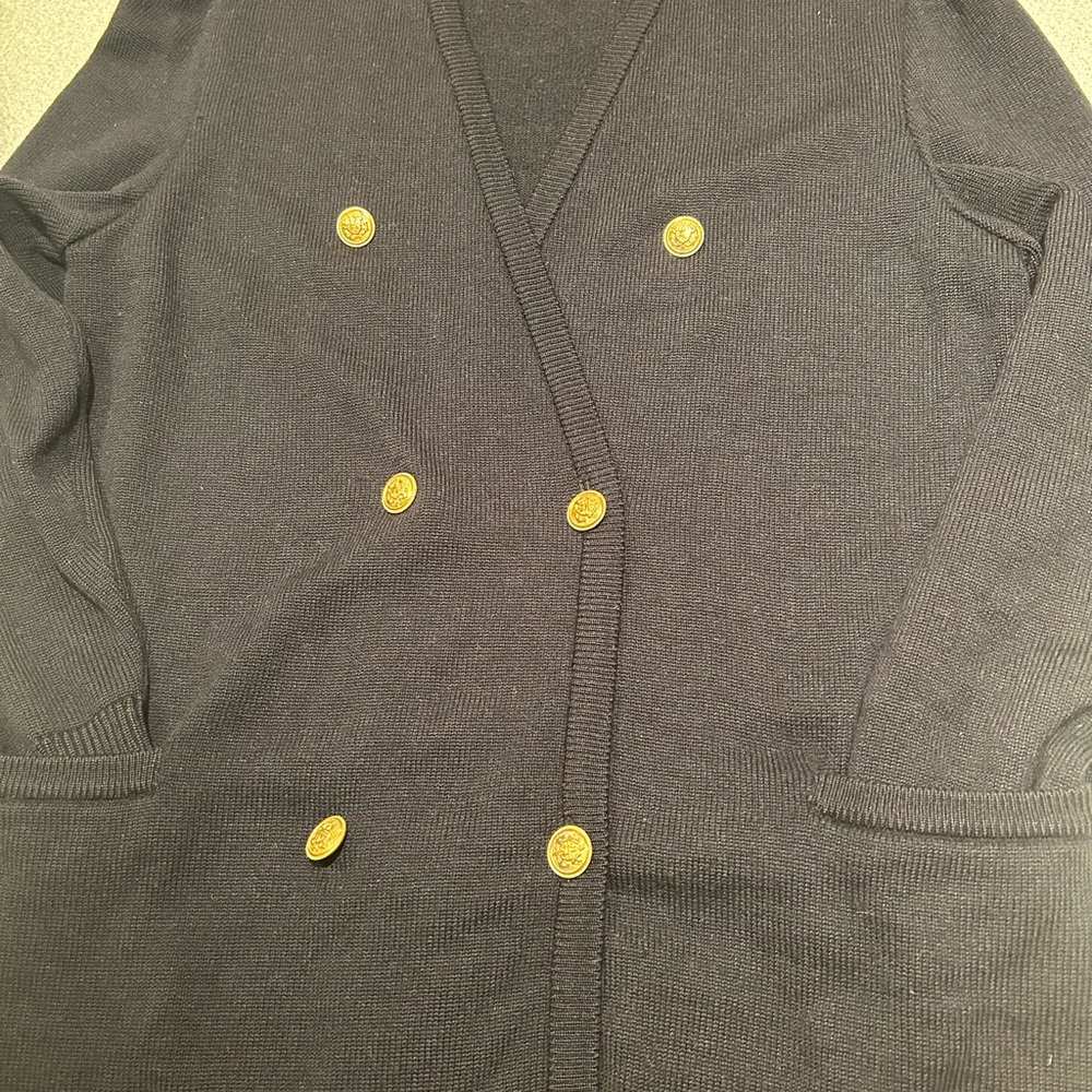 Vintage Escada classic black Knit cardigan